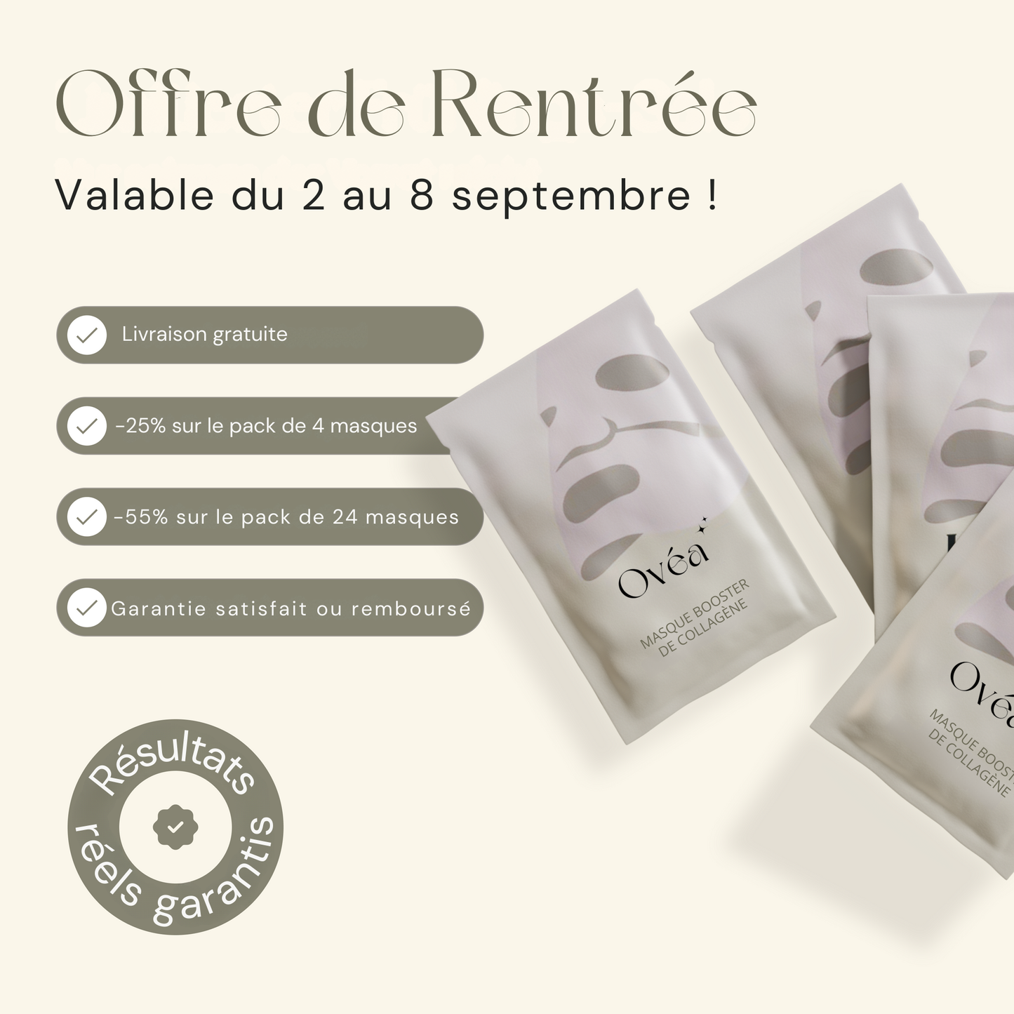 Masque Booster de Collagène