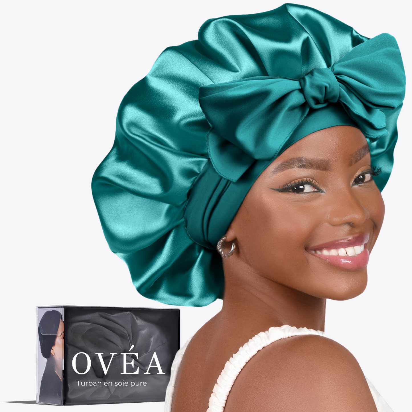Bonnet de nuit en soie